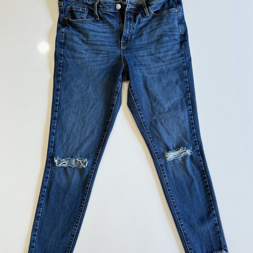 Mossimo Supply Co. Dark Blue Skinny Jeans
